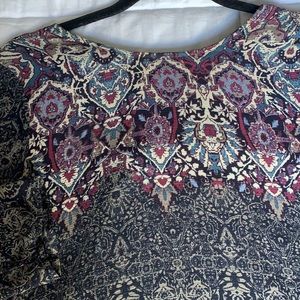 Urban Outfitter Printed Long Sleeve Dress